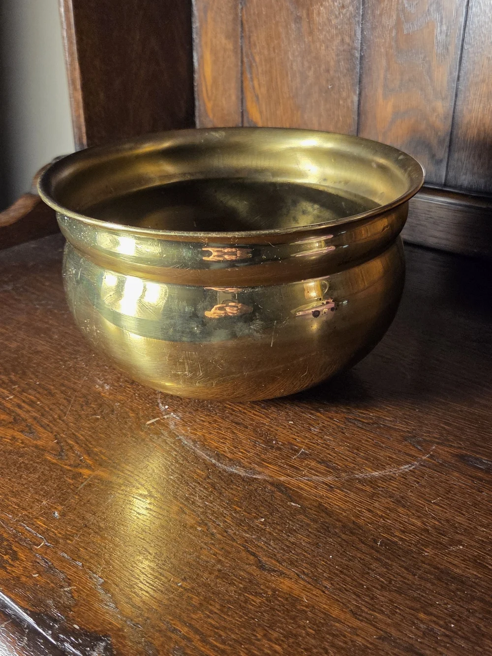 Vintage solid brass